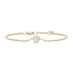 Julie Sandlau smykker Julie Sandlau Primini armbånd BR258 GD ML AQ CR | Armbånd | Forgyldte Sølvsmykker