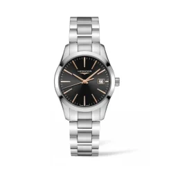 Longines Conquest Classic 34mm L2.386.4.52.6 | Dame Dameure Med Lænke | Dameure I Stål