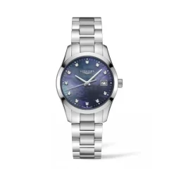 Longines Conquest Classic 34mm L2.386.4.88.6 | Dame Dameure Med Lænke | Dameure I Stål