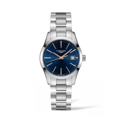 Longines Conquest Classic 34mm L2.386.4.92.6 | Dame Dameure Med Lænke | Dameure I Stål
