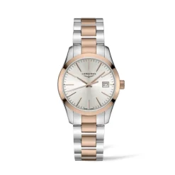 Longines Conquest Classic 34mm L2.386.3.72.7 | Dame Dameure Med Lænke | Dameure I Bicolor