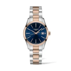 Longines Conquest Classic 34mm L2.386.3.92.7 | Dame Dameure Med Lænke | Dameure I Bicolor