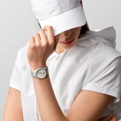 Longines Conquest Classic 34mm L2.386.4.72.6 | Dame Dameure Med Lænke | Dameure I Stål