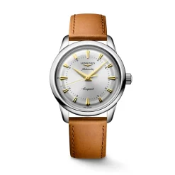 Longines Conquest Heritage 38mm L1.649.4.72.2 | Herreure Med Rem | Herreure I Stål