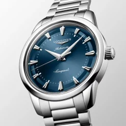 Longines Conquest Heritage 40mm L1.650.4.92.6 | Herreure Med Lænke | Herreure I Stål