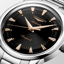 Longines Conquest Heritage 40mm L1.650.4.52.6 | Herreure Med Lænke | Herreure I Stål