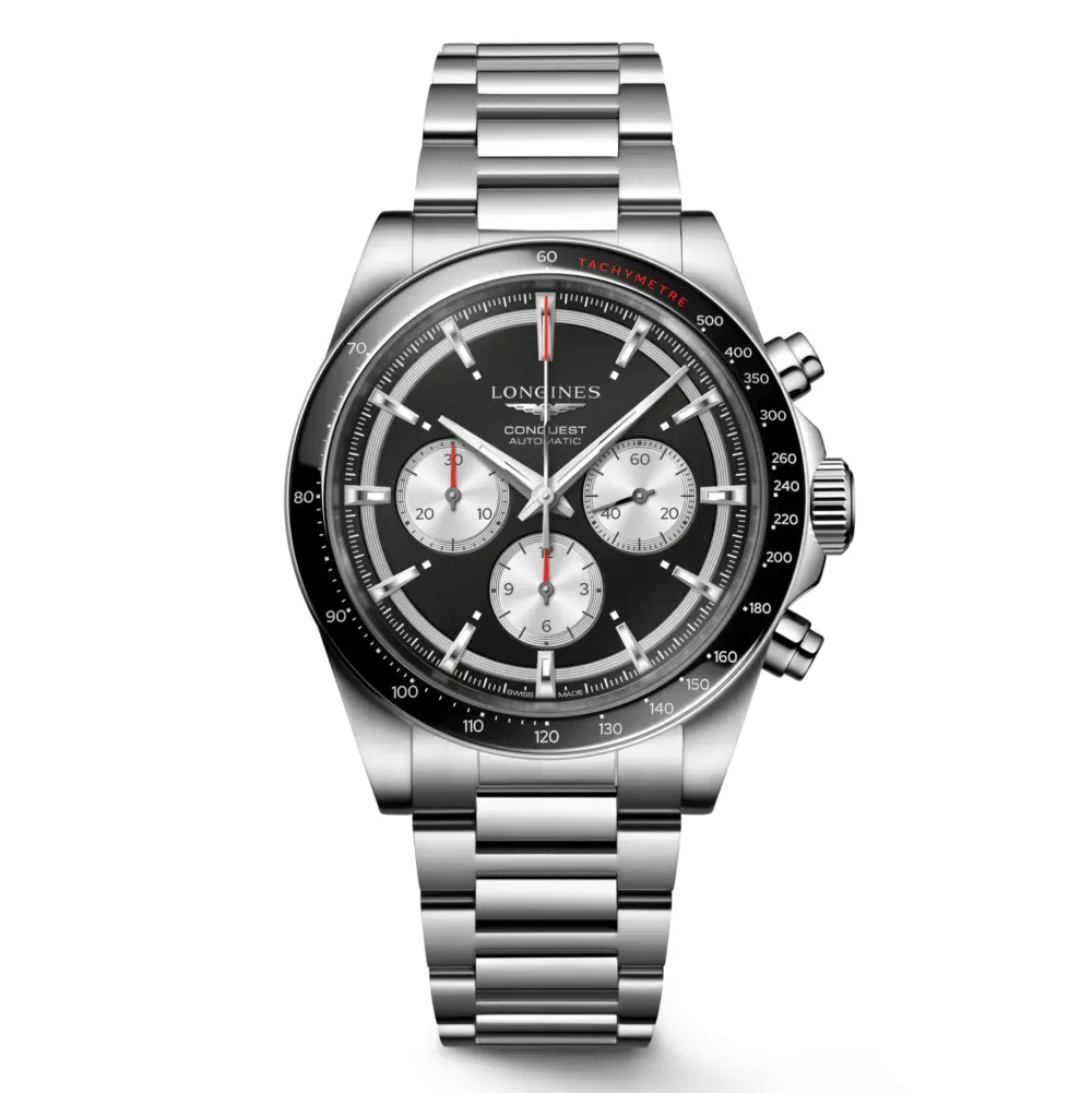 Longines Conquest 42mm L3.835.4.52.6 | Herreure Med Lænke | Herreure I Stål