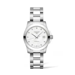Longines Conquest 34mm L3.377.4.87.6 | Dame Dameure I Stål