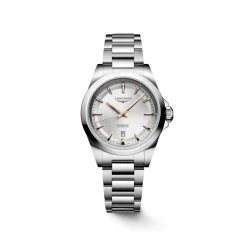 Longines Conquest 30mm L3.320.4.72.6 | Dame Dameure Med Lænke | Dameure I Stål