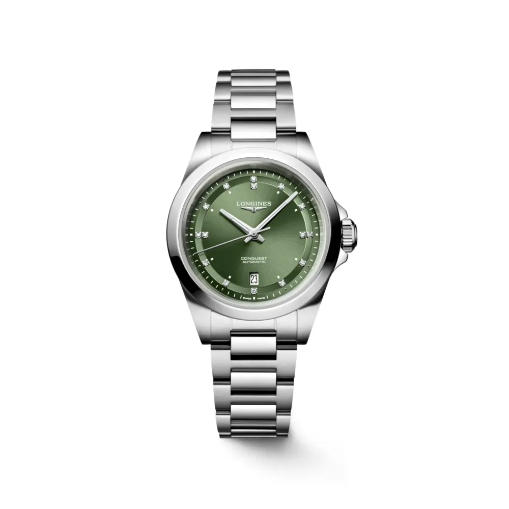 Longines Conquest 30mm L3.320.4.07.6 | Dame Dameure Med Lænke | Dameure I Stål