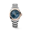 Longines Conquest 34mm L3.430.5.92.6 | Dame Dameure Med Lænke | Dameure I Bicolor
