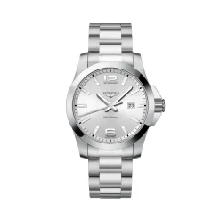 Longines Conquest 43mm L3.760.4.76.6 | Herreure I Stål