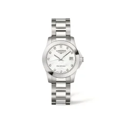 Longines Conquest 29,5mm L3.376.4.87.6 | Dame Dameure Med Lænke | Dameure I Stål