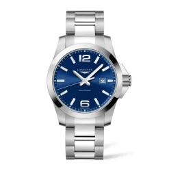 Longines Conquest 43mm L3.760.4.96.6 | Herreure I Stål