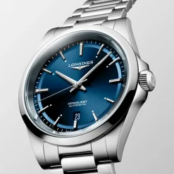 Longines Conquest 41mm L3.830.4.92.6 | Herreure Med Lænke | Herreure I Stål