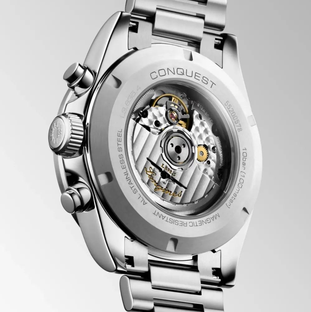 Longines Conquest 42mm L3.835.4.72.6 | Herreure Med Lænke | Herreure I Stål