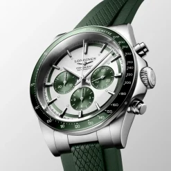 Longines Conquest 42mm L3.835.4.02.9 | Herreure Med Rem | Herreure I Stål