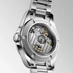 Longines Conquest 30mm L3.320.0.87.6 | Dame Dameure Med Lænke | Dameure I Stål