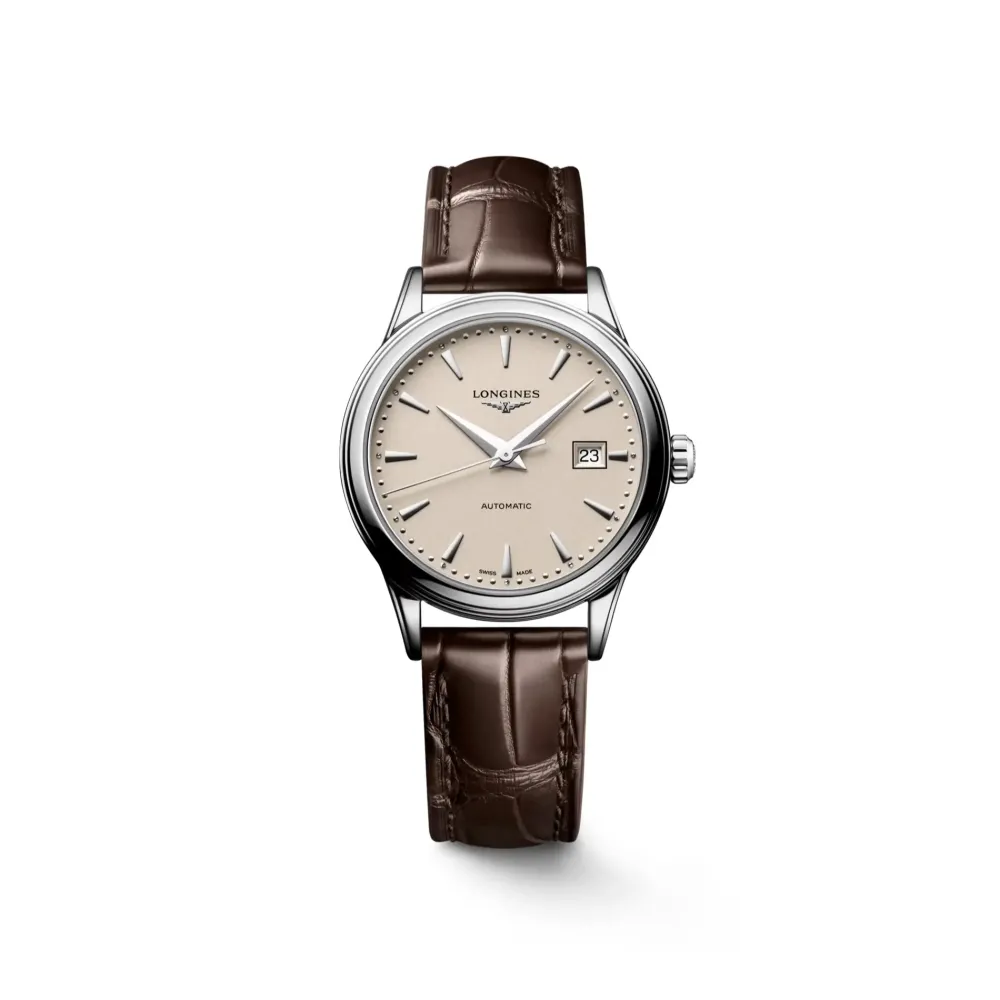 Longines Flagship 30mm L4.374.4.79.2 | Dame Dameure Med Rem | Dameure I Stål