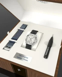 Longines Heritage Classic 38,5mm L2.828.4.73.0 | Herreure Med Rem | Herreure I Stål