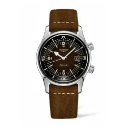 Longines Heritage Legend Diver L3.774.4.60.2 | Herreure Med Rem | Herreure I Stål