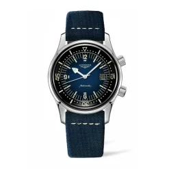 Longines Heritage Legend Diver L3.774.4.90.2 | Herreure Med Rem | Herreure I Stål
