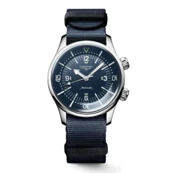 Longines Heritage Legend Diver 39mm L3.764.4.90.2 | Herreure Med Rem | Herreure I Stål