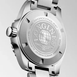 Longines HydroConquest GMT 41mm L3.790.4.96.6 | Herreure Med Lænke | Herreure I Stål