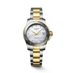 Longines HydroConquest 32mm L3.370.3.87.6 | Dame Dameure Med Lænke | Dameure I Bicolor