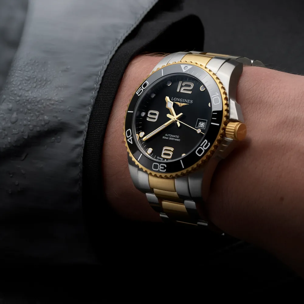 Longines HydroConquest 41mm L3.781.3.56.7 | Herreure Med Lænke | Herreure I Bicolor