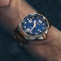 Longines HydroConquest 41mm L3.781.3.98.7 | Herreure Med Lænke | Herreure I Bicolor