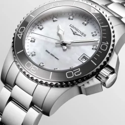 Longines HydroConquest 32mm L3.370.4.87.6 | Dame Dameure Med Lænke | Dameure I Stål