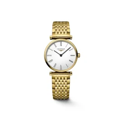 Longines La Grande Classique 24mm L4.209.2.11.8 | Dame Dameure Med Lænke | Dameure I Gulddouble