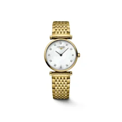 Longines La Grande Classique 24mm L4.209.2.87.8 | Dame Dameure Med Lænke | Dameure I Gulddouble