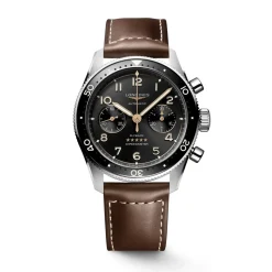 Longines Spirit Flyback 42mm L3.821.4.53.2 | Herreure Med Rem | Herreure I Stål