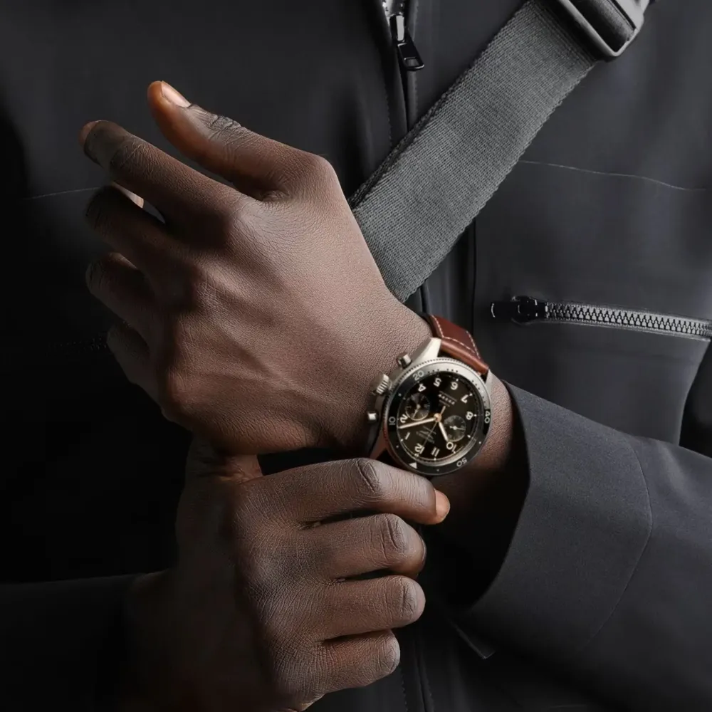 Longines Spirit Flyback 42mm L3.821.4.53.2 | Herreure Med Rem | Herreure I Stål