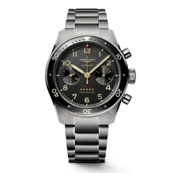 Longines Spirit Flyback Titanium 42mm L3.821.1.53.6 | Herreure Med Lænke | Herreure I Titanium
