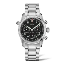 Longines Spirit 42mm L3.820.4.53.6 | Herreure I Stål | Herreure Med Lænke