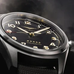 Longines Spirit 40mm L3.810.1.53.2 | Herreure Med Rem | Herreure I Titanium