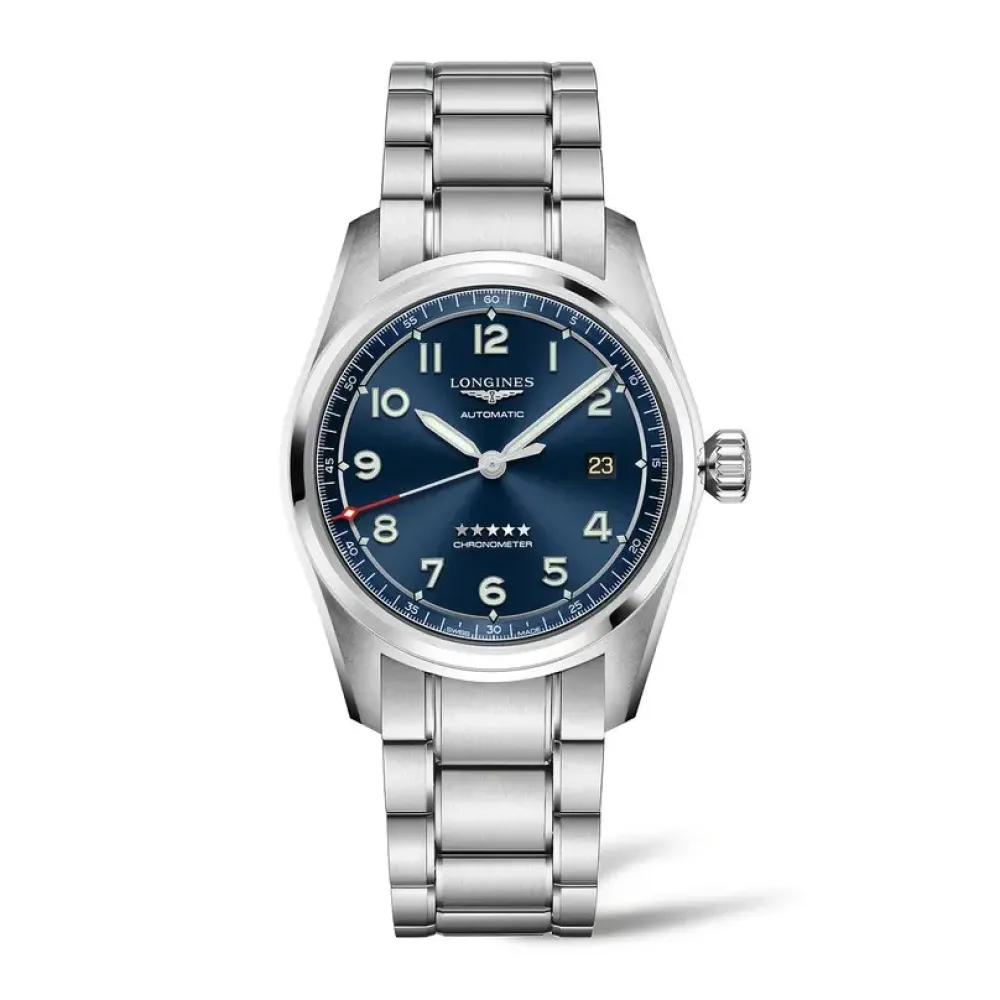 Longines Spirit Prestige Edition 40mm L3.810.4.93.9 | Herreure Med Rem | Herreure Med Lænke