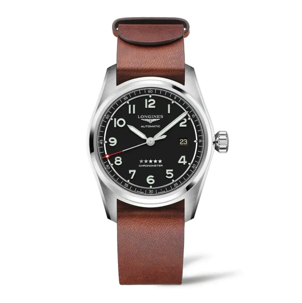 Longines Spirit Prestige Edition 40mm L3.810.4.53.9 | Herreure Med Rem | Herreure Med Lænke