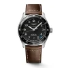 Longines Spirit Zulu Time 42mm L3.812.4.53.2 | Herreure Med Rem | Herreure I Stål