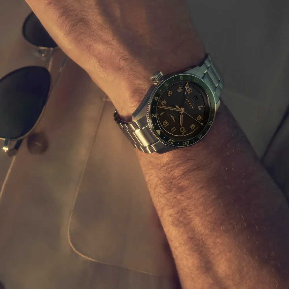 Longines Spirit Zulu Time 42mm L3.812.4.63.6 | Herreure Med Lænke | Herreure I Stål