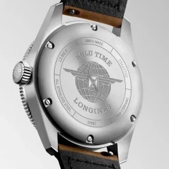 Longines Spirit Zulu Time 39mm L3.802.4.63.2 | Herreure Med Rem | Herreure I Stål