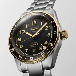 Longines Spirit Zulu Time 42mm L3.812.5.53.6 | Herreure Med Lænke | Herreure I Stål