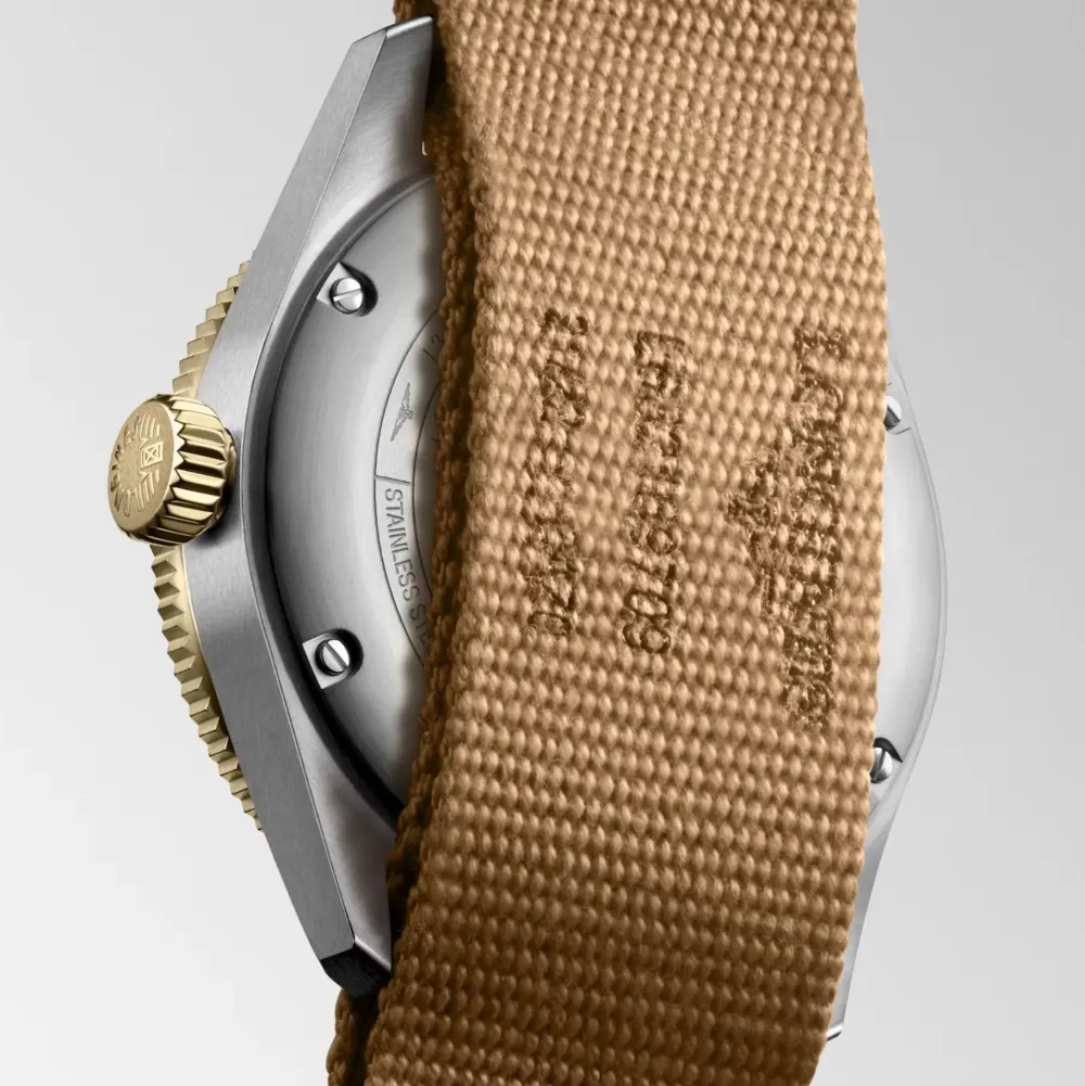 Longines Spirit Zulu Time 39mm L3.802.5.53.9 | Herreure Med Rem | Herreure I Bicolor