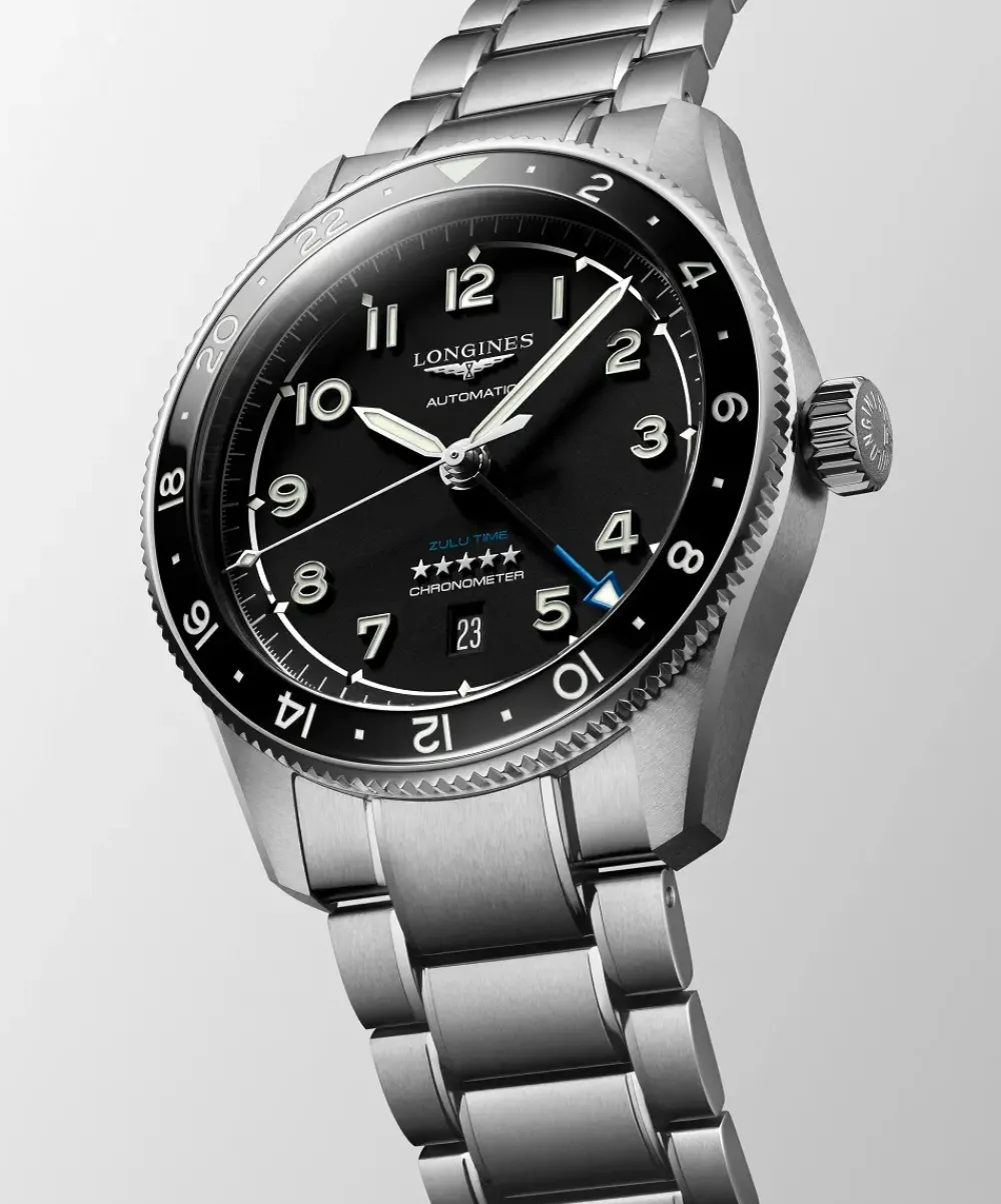 Longines Spirit Zulu Time 42mm L3.812.4.53.6 | Herreure Med Lænke | Herreure I Stål