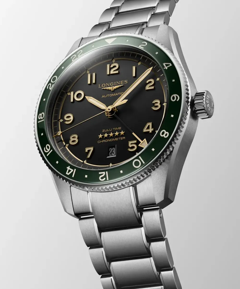 Longines Spirit Zulu Time 42mm L3.812.4.63.6 | Herreure Med Lænke | Herreure I Stål