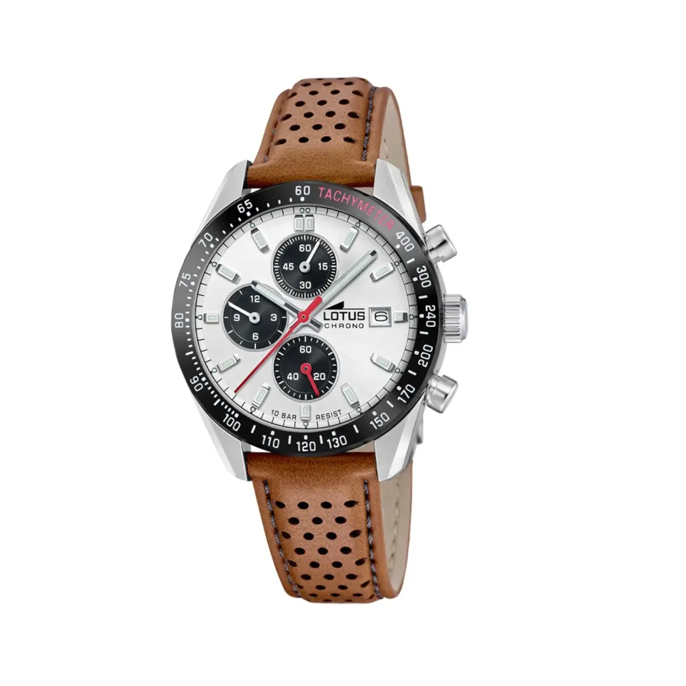 Lotus ure Lotus Chrono 18995/1 | Herreure I Stål | Herreure Med Rem