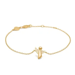 Mads Z smykker Mads Z Me & My Angel armbånd 2250031 | Armbånd | Forgyldte Sølvsmykker